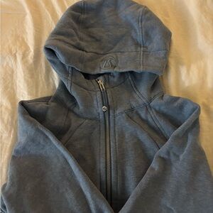 lululemon athletica Slate Blue Full-Zip Hooded Sweatshirt